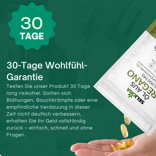 Oregano-Öl Magensaftresistente-Kapseln