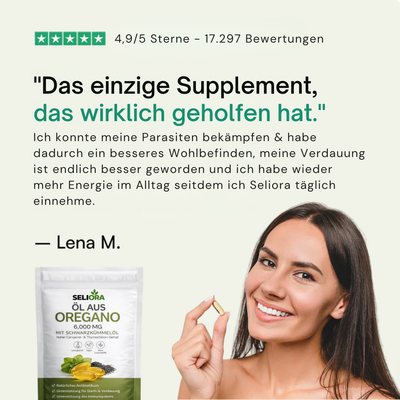 Oregano-Öl Magensaftresistente-Kapseln
